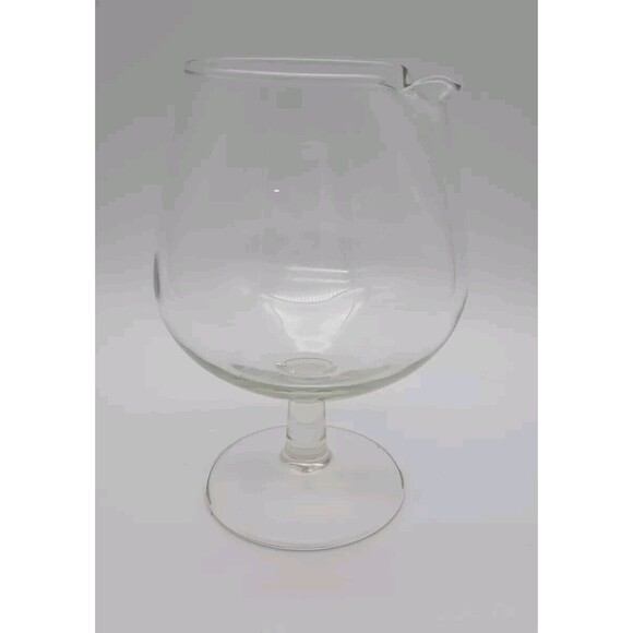 vintage Brandy / Cognac Snifter Pourer Glass 6" tall - Picture 1 of 3